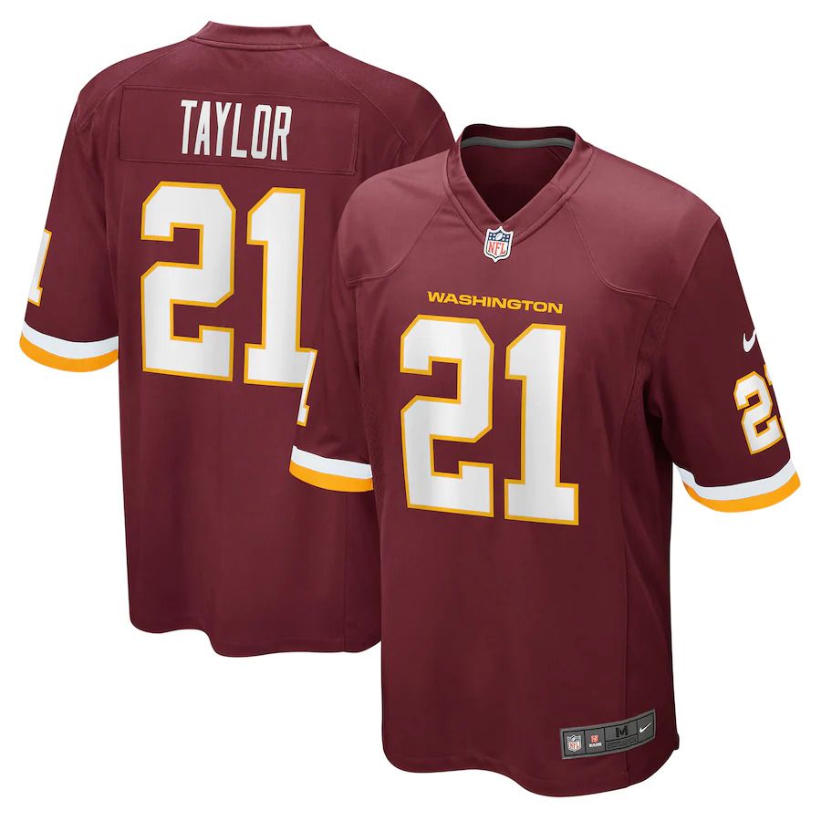 Men Washington Redskins #21 Sean Taylor Nike Burgundy Game Retired Player NFL Jersey->washington redskins->NFL Jersey